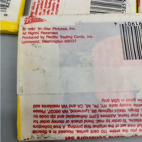 Bingo Movie Trading Card Packs 1990s Lot of 10 Unopened Packs Cute Dog Cards - Picture 4 of 9